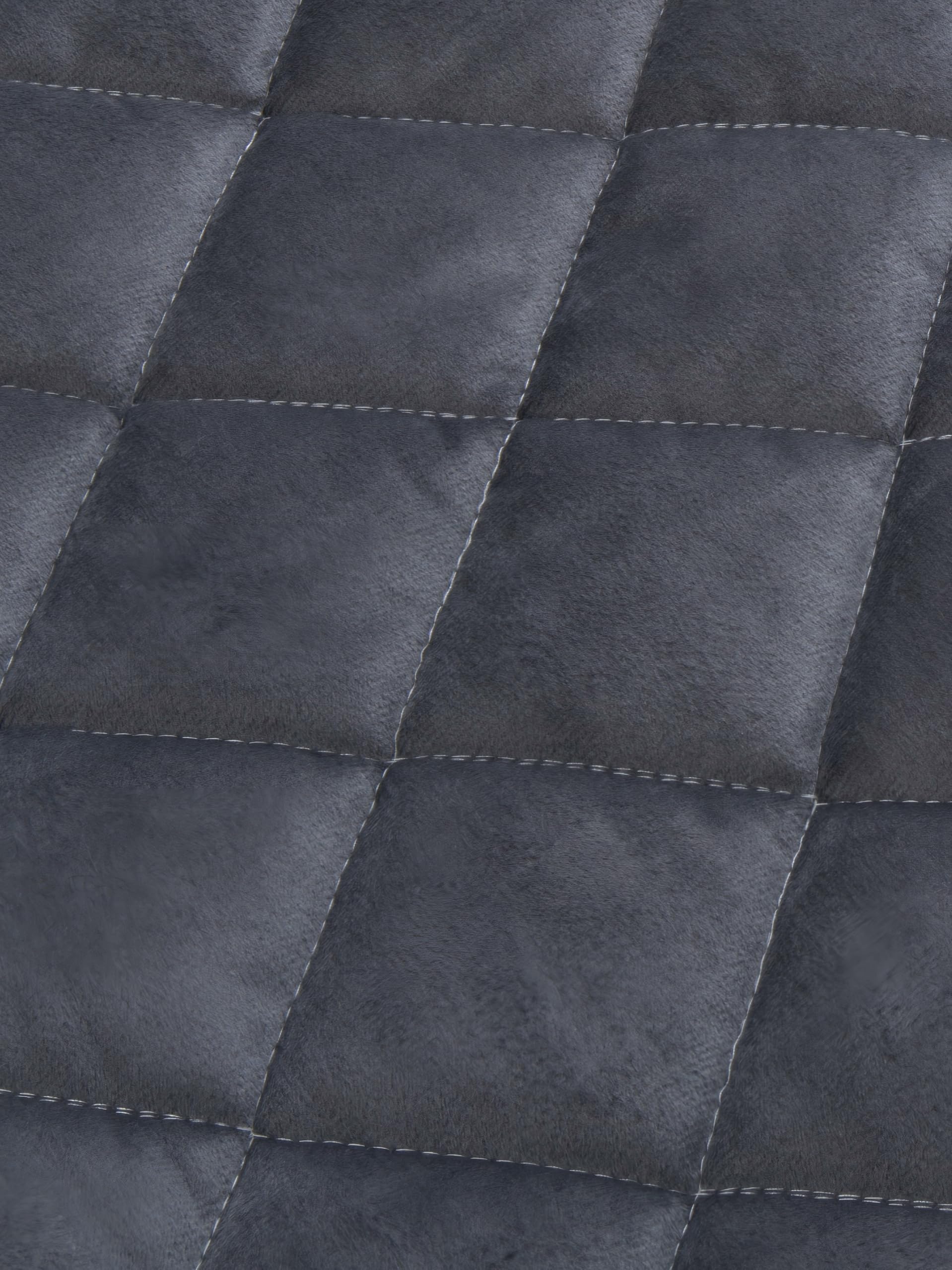 Bed Headboard Slipcover Quilted Thicken Protector Dark grey,180x70cm