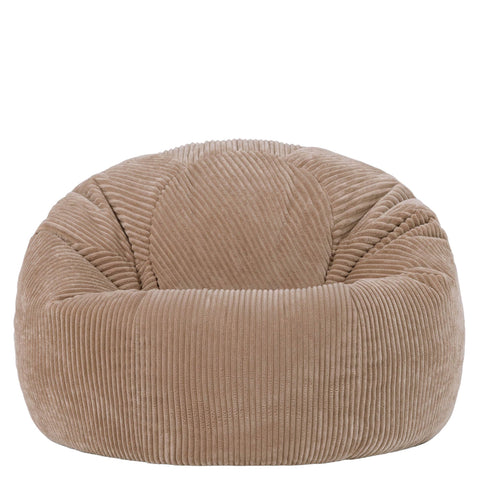icon Kingston Cord Bean Bag with Filling Included, Brown