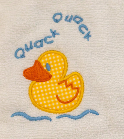 Lex's Linens Pack of 2 Kids Facecloth (1 of Each) (Dinosaur & Duck)