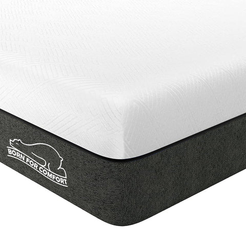 wowttrelax Single Memory Foam Mattress Medium with Soft Fabric, 90x190x13cm