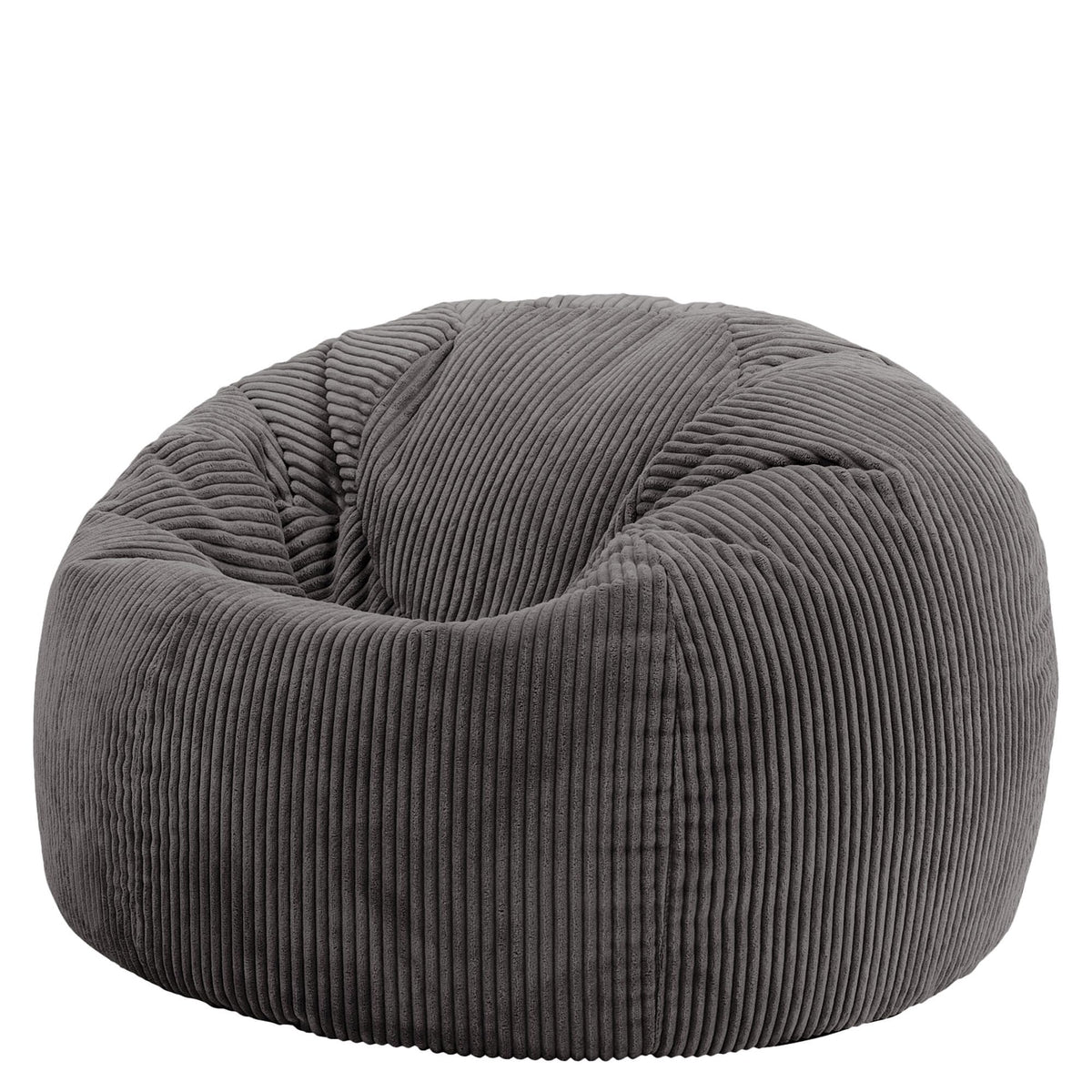icon Kingston Cord Bean Bag with Filling Included, Grey