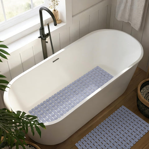 Smiry Shower Bath Mat Non Slip, Quick Drying for Inside Shower, 40 x 100 cm