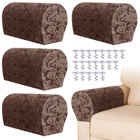 Armrest Chair Covers, Set of 4 Stretch Armchair Couch Armchair Covers for Arms Sofa