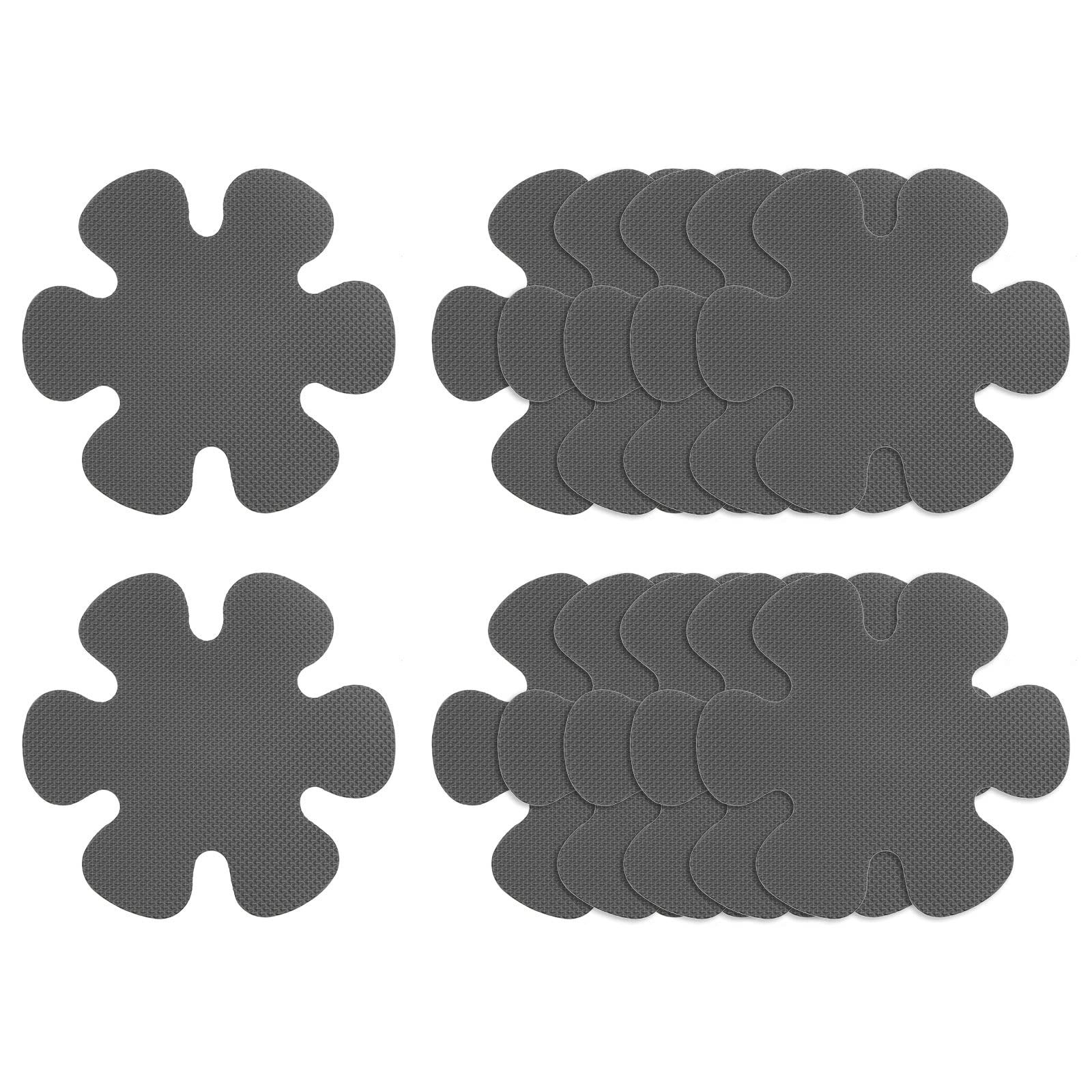 sourcing map 12pcs Non Slip Bathtub Stickers Bath Shower Floor 3.94" Anti-Slip Sticker Tape Flower Style Decals for Bathroom Kitchen Bathtub Treads