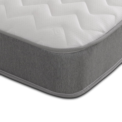 Starlight Beds Essentials Shorty Mattress, Zig Zag Soft Comfort Sleep Surface, 7.5 Inch Deep with Memory Foam Layer & Springs