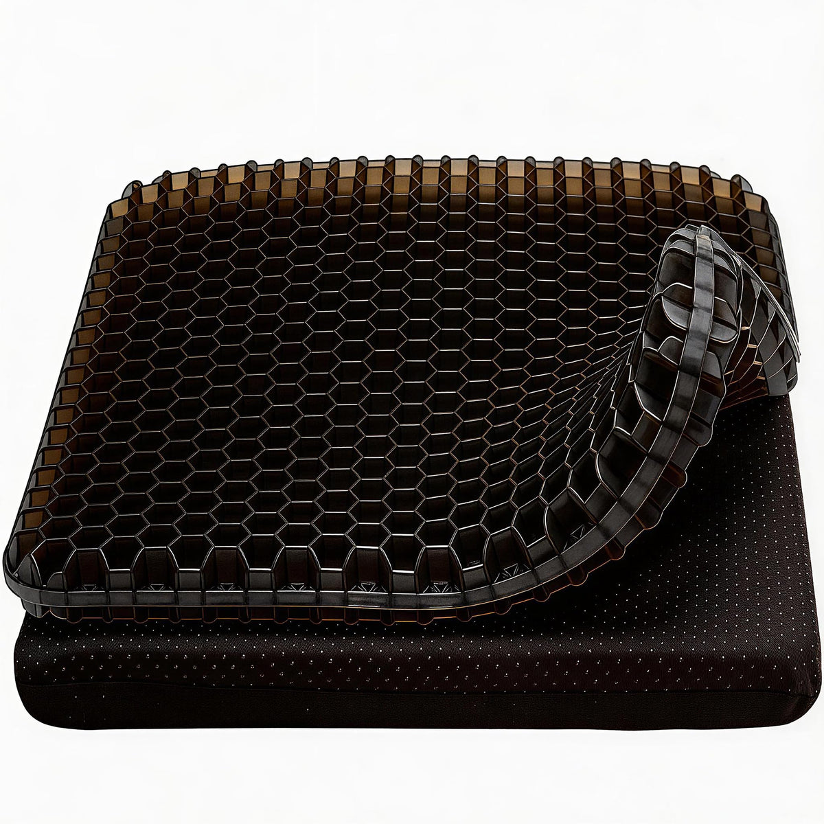 Croerw Small Extra Thick Gel Seat Cushion – Cooling Honeycomb Gel Pad for Sitting Comfort & Pressure Distribution, Support for Office Chair, Car