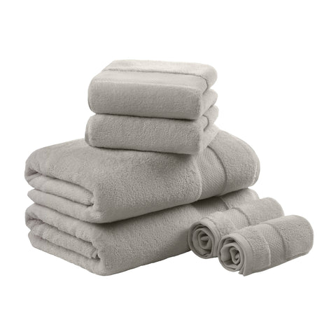 Madison Park Turkish Bath Towel Set, grey