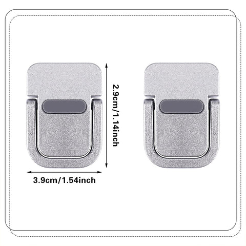 Abeillo 2PCS Portable Keyboard Riser, Self-Adhesive Mini Laptop Stand Invisible Computer Keyboard Stand for Desk, Laptop Feet Compatible with Pro/Air