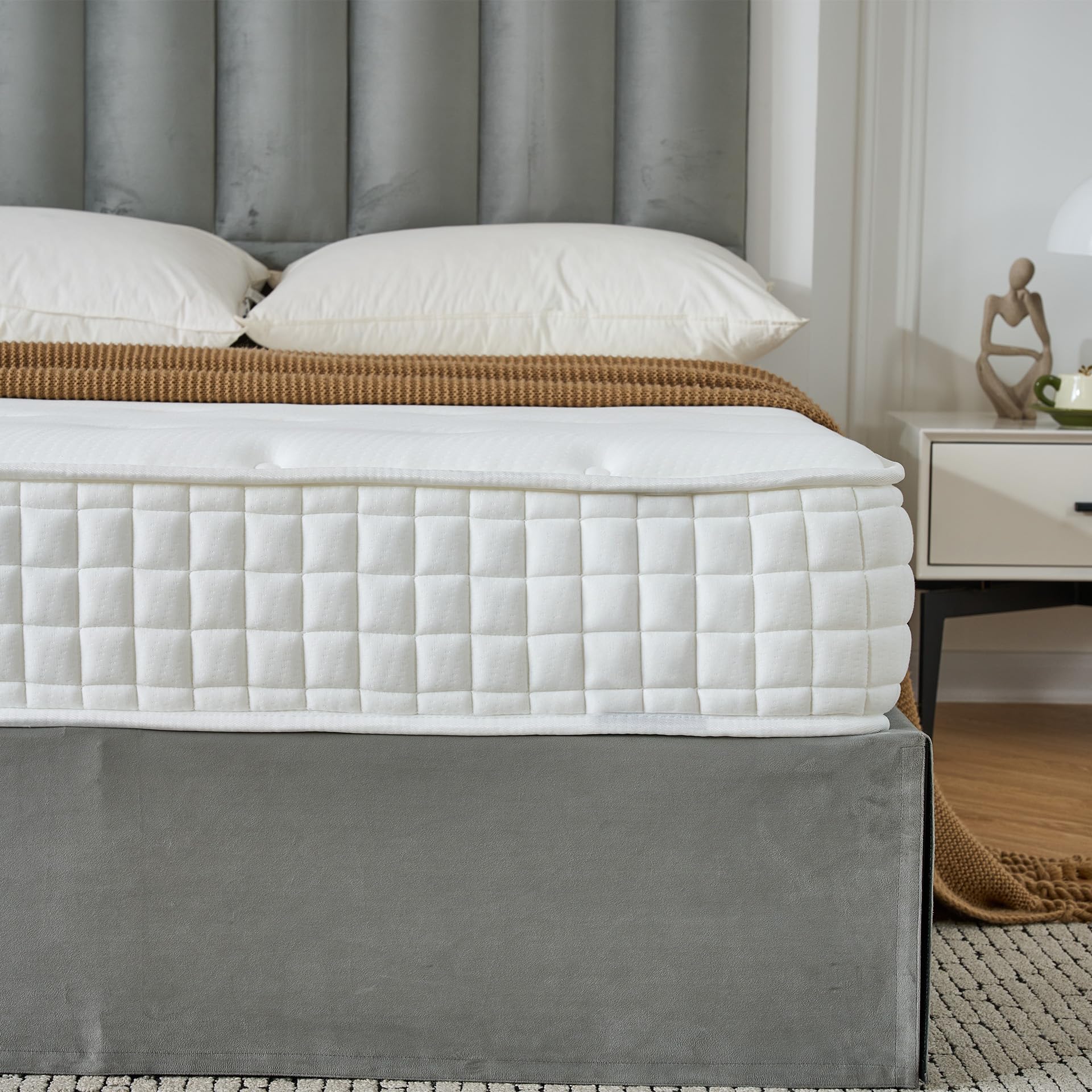 Sana Essentials Single Mattress 3FT, 7-Zone Pocket Sprung Foam Support for Comfort, Medium Firm Orthopaedic Design, Motion Isolation