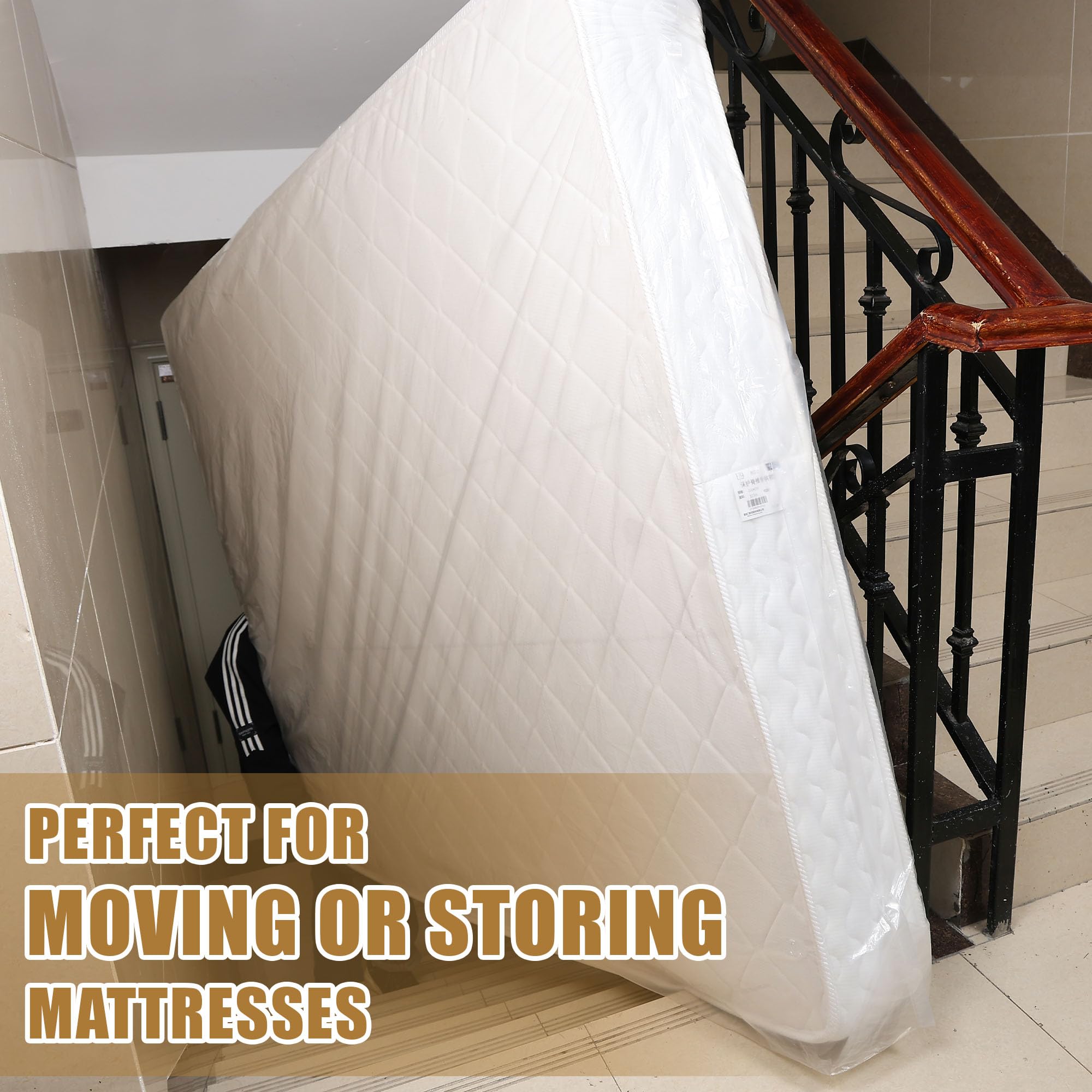 Single Mattress Cover for Moving Mattress Bags for Storage Transport
