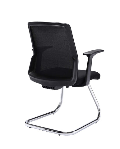 Office Hippo Desk Chair, Ergonomic Office Chair For Home, Office & Boardroom With Breathable Mesh Backrest, Fixed Arms For Comfort & Support