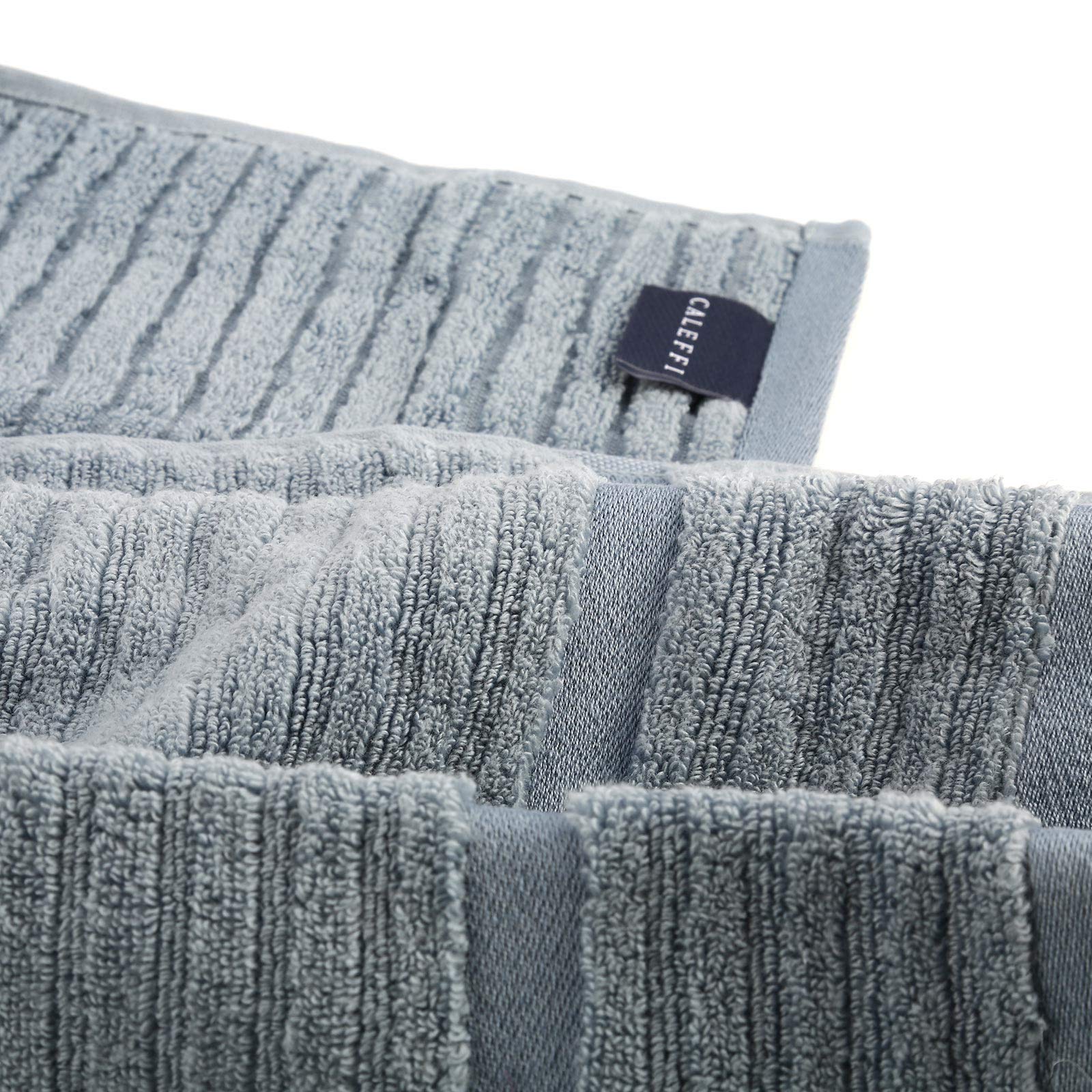 Caleffi Stripe Guest Towel, Cotton, Avio, Standard, 73857