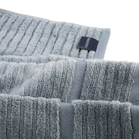 Caleffi Stripe Guest Towel, Cotton, Avio, Standard, 73857