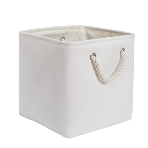 ICEMOR 28x28x28cm Cube Storage Boxes,6-piece set of large Kallax Boxen with handles,Foldable Storage Cube