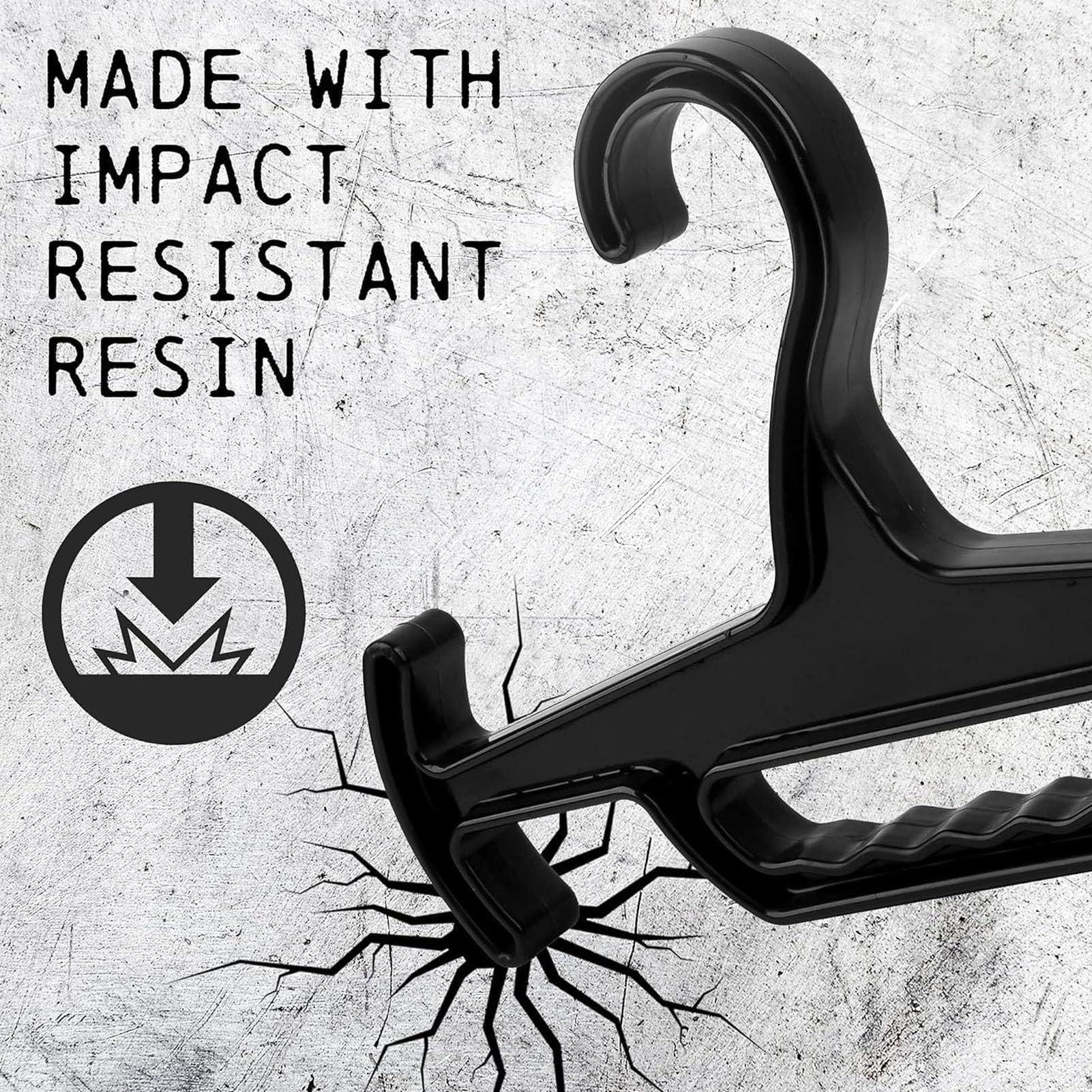 Heavy Duty Hanger,Heavy Duty ABS Clothes Hangers, Multi Purpose High Load Bearing Clothing Hanger for Tactical Gear