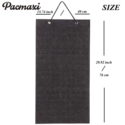 PACMAXI Hanging Brooch Pin Organizer, Display Pins Storage Case, Brooch Collection Storage Holder, Holds Up to 170 Pins.(Not Include Any Accessories)