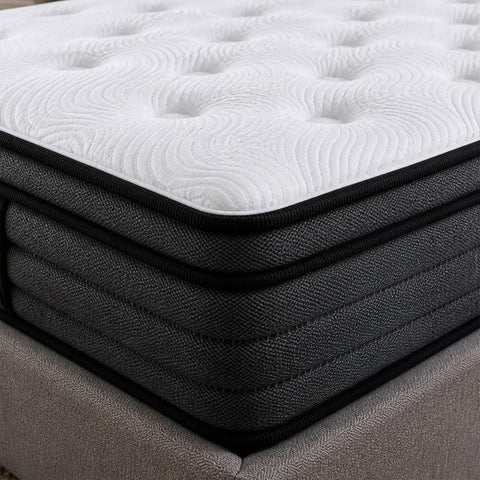 SANA SLEEP 4FT Small Double Mattress,9 Zone Orthopedic Small Double Mattress, Comfortable Home Pocket Spring Mattress