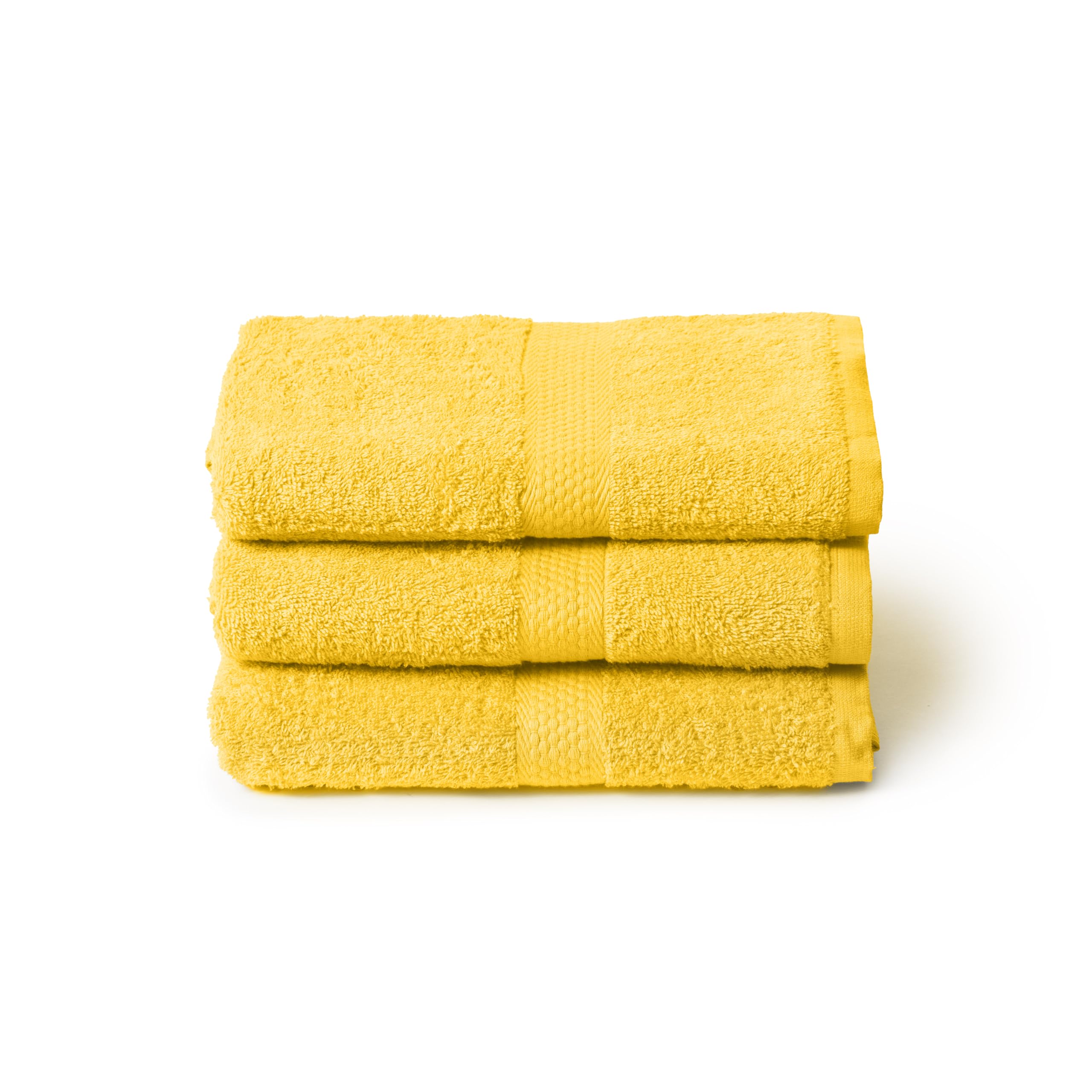 Caleffi 3X Large Bath Towel Set, 55x105cm, 100% Cotton Bath Set - Soft and Absorbent, Great for Bathroom, Face and Daily Use, Shower Towel