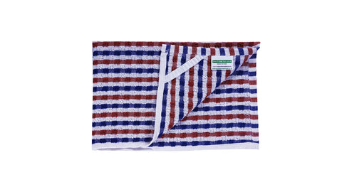 QUALITY HOME TEXTILES 100% CottonTerry Towelling Tea Towels with Hanging Loop | Pack of 3| Kitchen Hand Towels Dish Cloth Super Absorbent Soft Touch