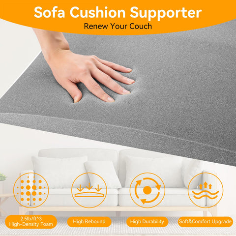 OFKAIS 60 x 50cm Sofa Support for Sagging Cushions,Sofa Cushion Support-2PC