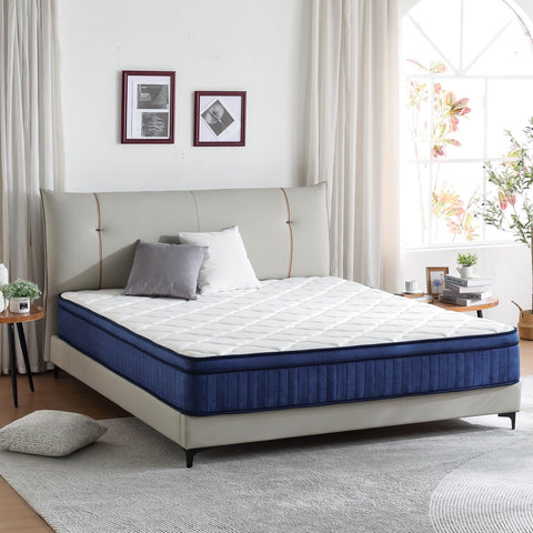 Clou&eir 190x120x25cm Small Double Memory Foam Spring Mattress