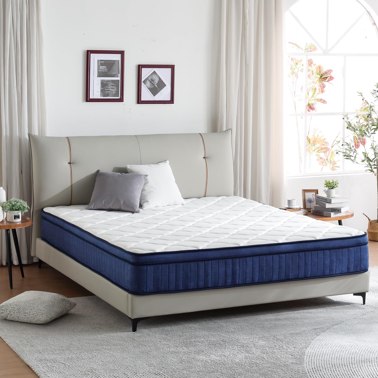 Clou&eir 190x90x25cm Single Memory Foam Spring Mattress