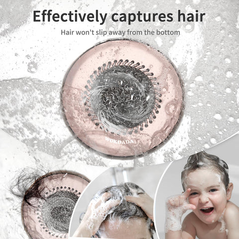 Shower Drain Hair Catcher, Fast Drainage Bathtub Drain Hair Catcher, Easy Clean Hair Catcher Shower Drain