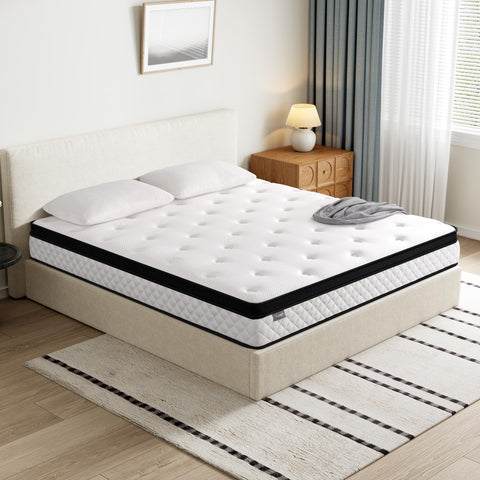 Twirest Small Double Mattress,Hybrid Mattress 120x190x22cm Pocket Sprung