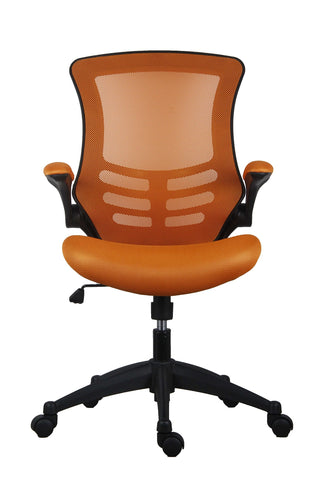 Office Hippo Mesh Operator Office Chair, Height & Tilt Adjustable Ergonomic Chair with Tension Control, Flip Up Arms, Computer Chair for Daily Use