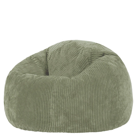 icon Kingston Cord Bean Bag with Filling Included, Green