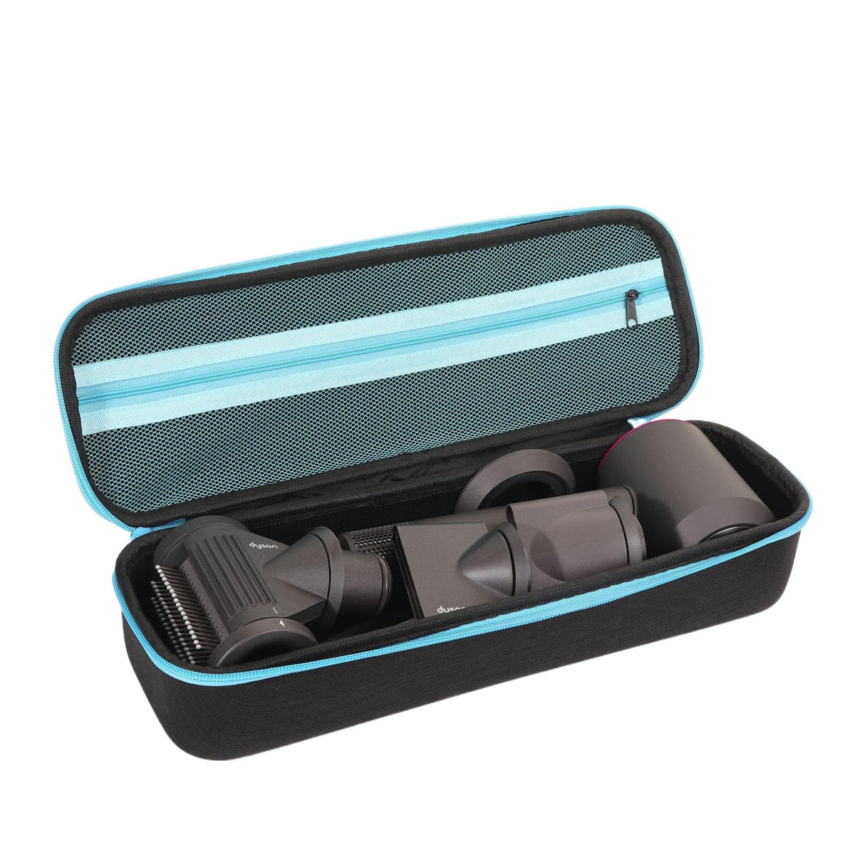 Hosoncovy Carrying Case Travel Case Storage Bag Protective Case Holder Box for Dyson Supersonic Hair Dryer and Nozzles (Empty Bag Only)