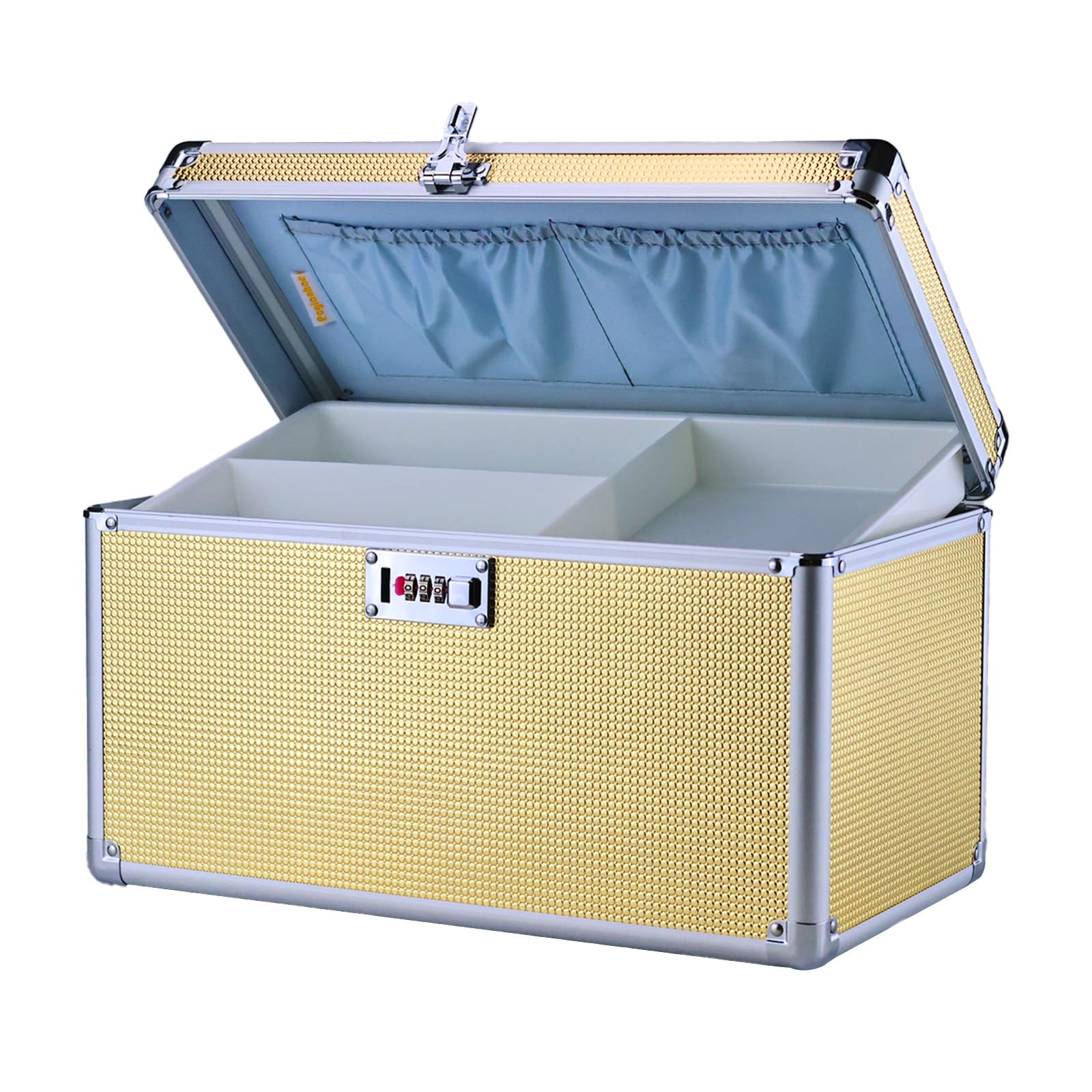 Pogianhae Combination Lock Storage Box with Handle – Multipurpose Locking Case for Home & Outdoor Use, Secure Storage for Accessories, Medicine