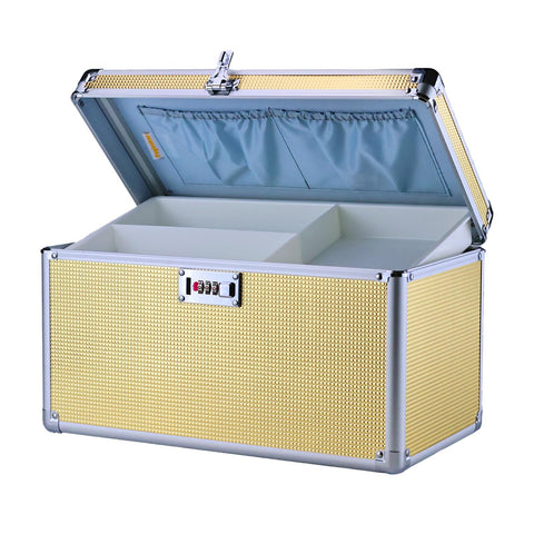 Pogianhae Combination Lock Storage Box with Handle – Multipurpose Locking Case for Home & Outdoor Use, Secure Storage for Accessories, Medicine