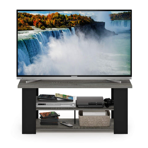 Furinno JAYA TV Stand, Entertainment Center, TV Console for TV up To 55 Inch, for Living Room, Bedroom, French Oak