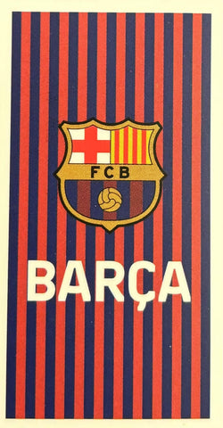 JYC CREATIVE - Highly Absorbent Sports Towel (70x140 cm - Quick-Dry Microfiber, for Barcelona Fans)