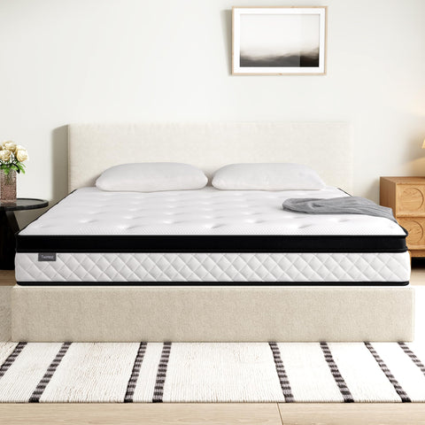 Twirest Small Double Mattress,Hybrid Mattress 120x190x22cm Pocket Sprung