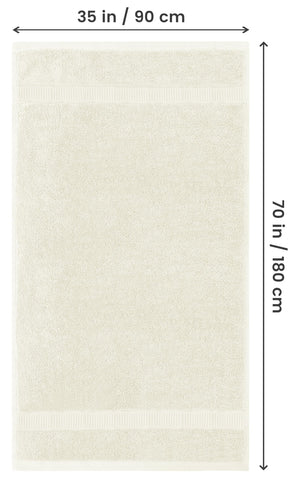 Utopia Towels - Premium Jumbo Bath Sheet (90 x 180 cm, 8 Pack) - 100% Ring Spun Cotton Highly Absorbent and Quick Dry Extra Large Bath Sheet