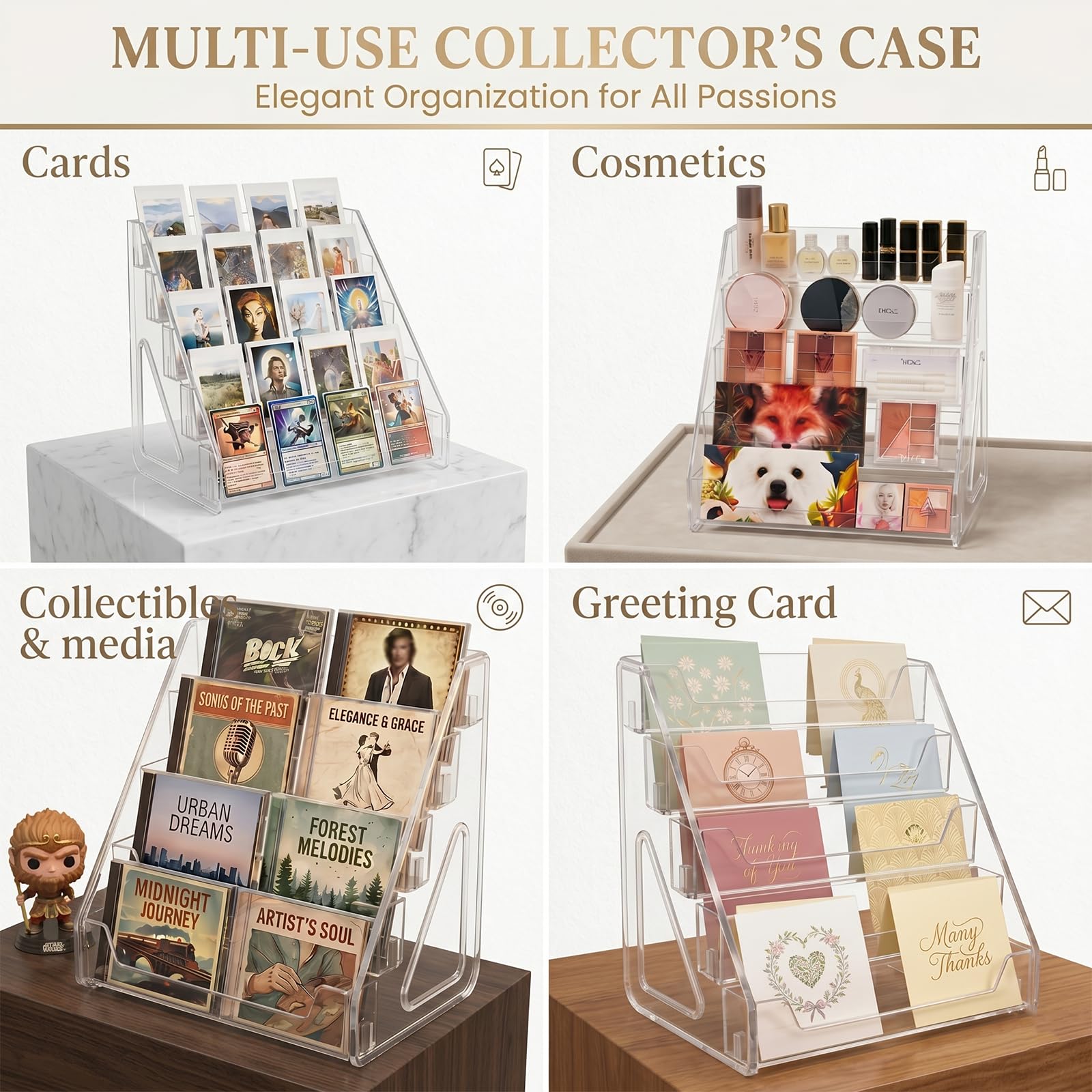 Froxique Trading Card Display Stand