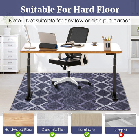 Office Chair Mat,90x120cm Office Chair Mat For Hardwood Floor, for Home