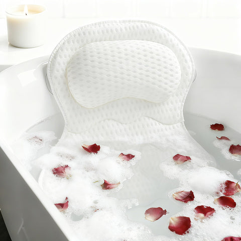 Joeyset Bath Pillows for Tub Luxury, Bath Pillow for Head and Neck, Fit Bathtub Hot Tub Relaxing Gifts for Women