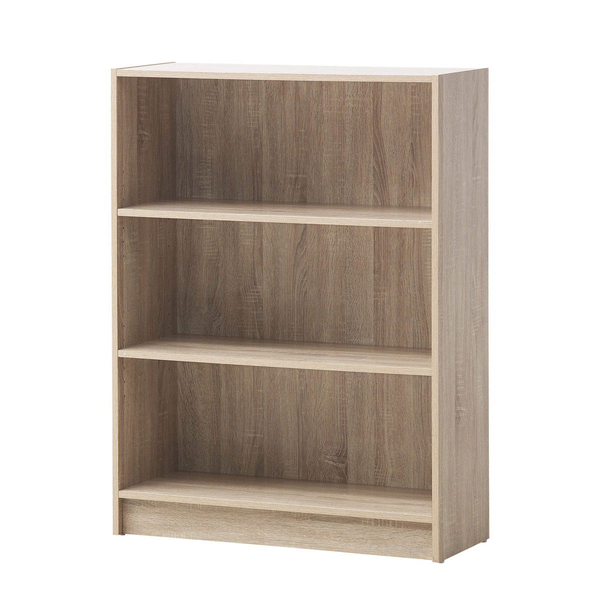 Timber Art Design UK 3 Tier Bookcase Open Tall Shelf Rack Contemporary Organizer Display Shelving Unit for Modern Living Room, Office Space