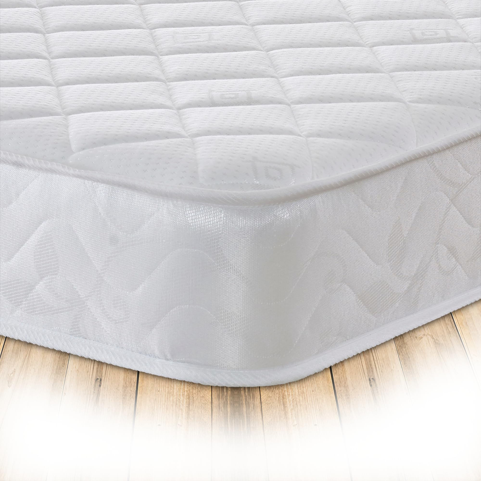Starlight Beds Diamond Sprung Single Mattress with Memory Foam Layer