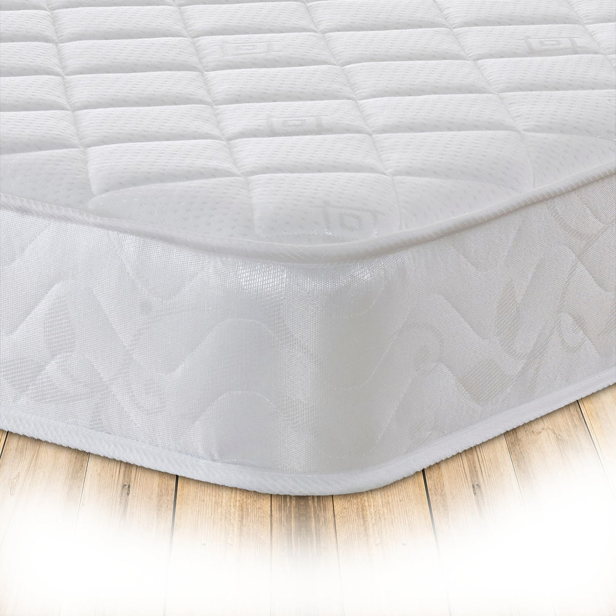 Starlight Beds Diamond Sprung Single Mattress with Memory Foam Layer
