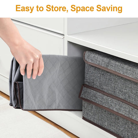 AiQInu Large 90 L Foldable Clothes Storage Bags Pack of 3 with Reinforced Handle, Storage Bags for Duvets, Clothes, Quilts, Pillows, 60 x 44 x 35 cm