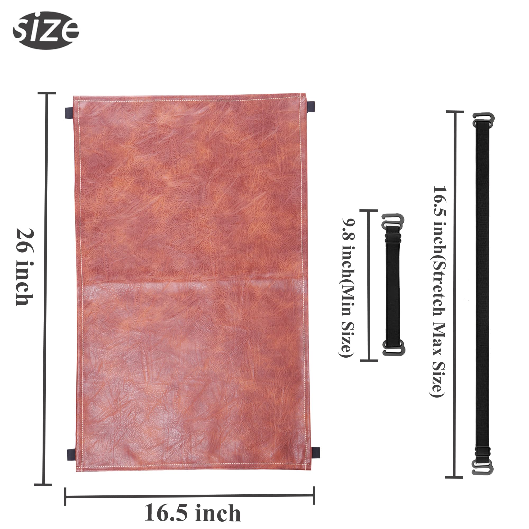 Mtzmy Recliner Headrest Protector,Non Slip Waterproof Headrest Cover,Leather Recliner Headrest Cover for Sofa,Furniture,Living Room,Office