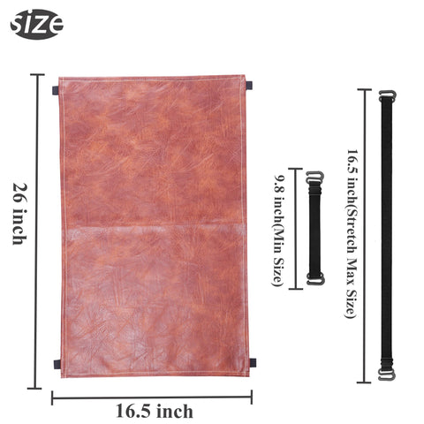 Mtzmy Recliner Headrest Protector,Non Slip Waterproof Headrest Cover,Leather Recliner Headrest Cover for Sofa,Furniture,Living Room,Office