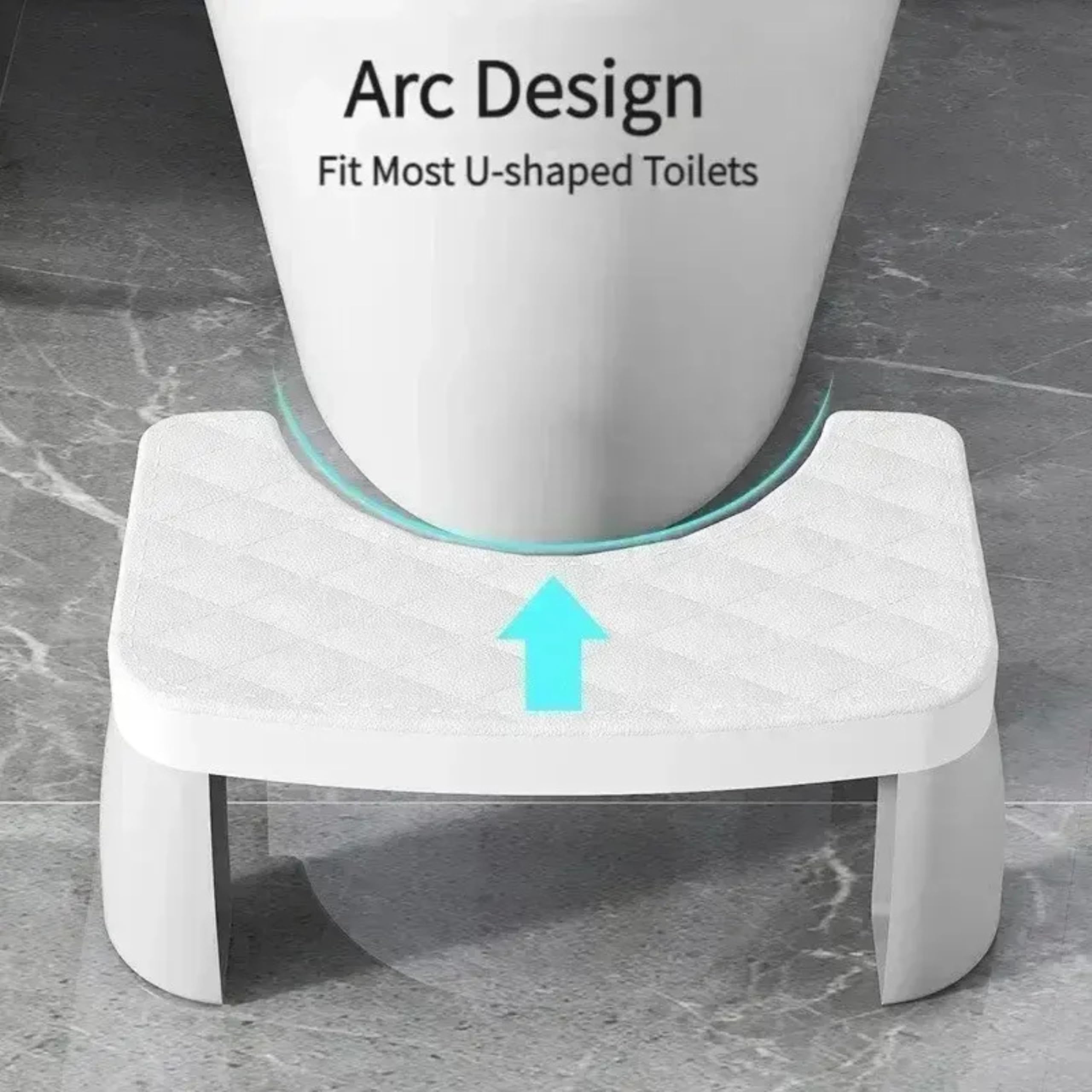 Poop Stool for Adults – Bathroom Toilet Stool for adults | Toilet Step & Foot Rest for Toilet | Ergonomic Poo Stool for Healthy Sitting Position