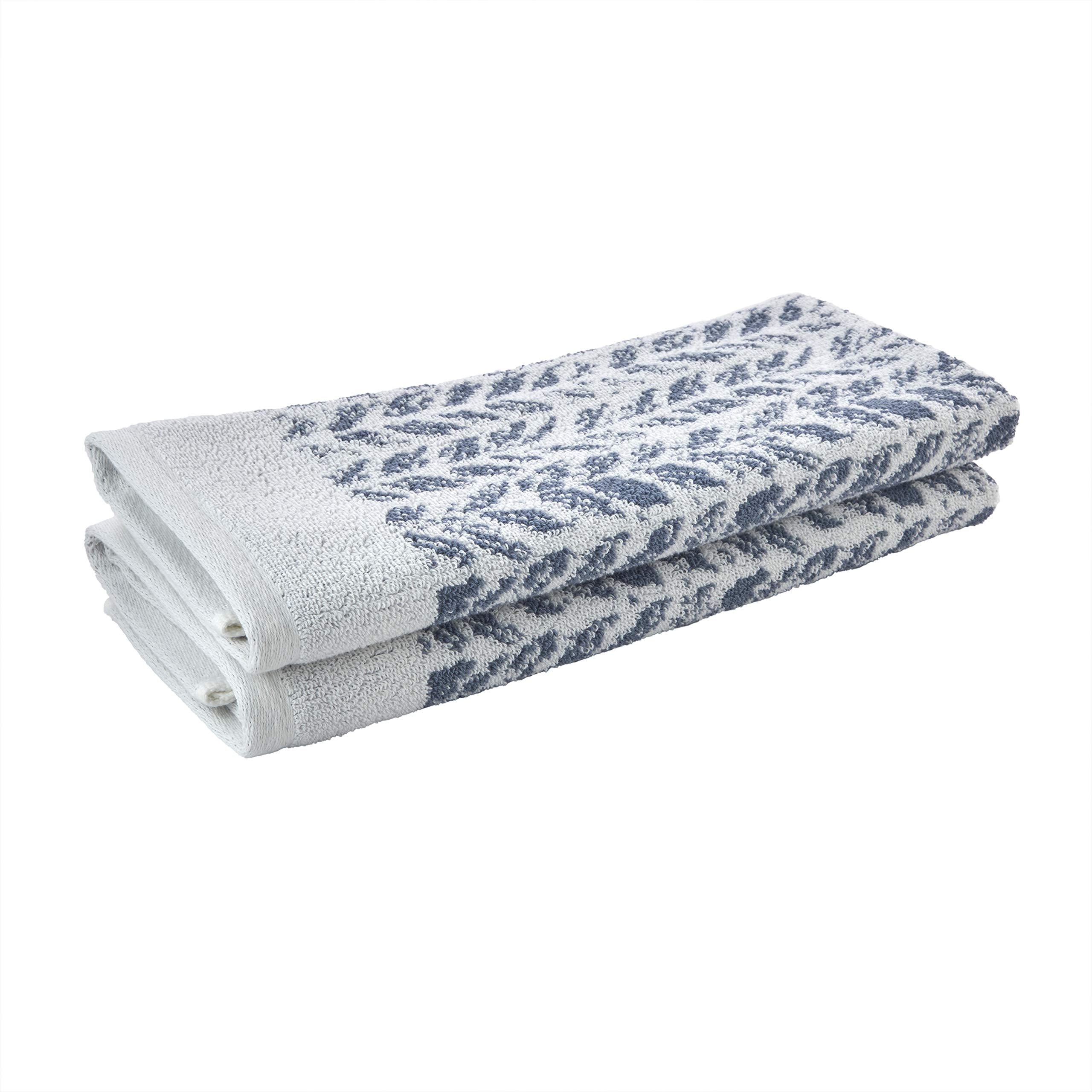 SKL Home by Saturday Knight Ltd. 100% Turkish Cotton Hand Towel Set, Denim, 16"x26"