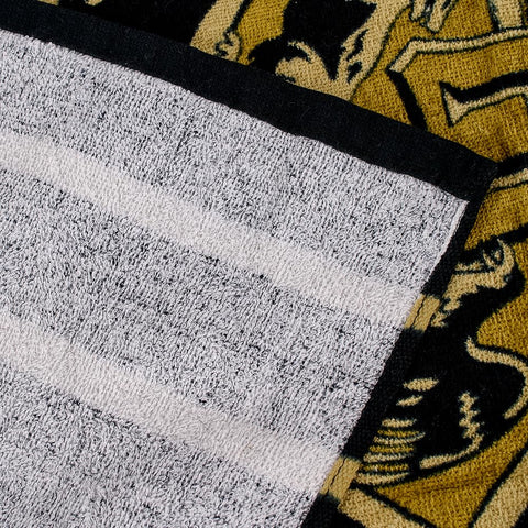 Harry Potter Hogwarts Crest Bath Towel – Large 75x150cm, 100% Cotton, Gift for Fans, Bathroom or Beach Use