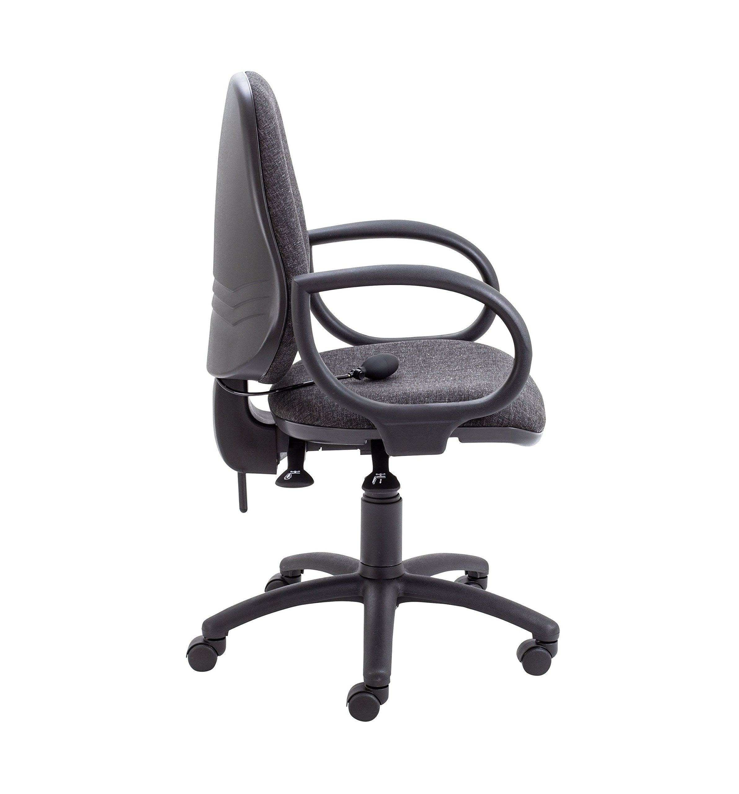 Office Hippo Desk Chair, Ergonomic Home & Office Chair With Adjustable Seat, Back & Lumbar Pump For Comfort & Support